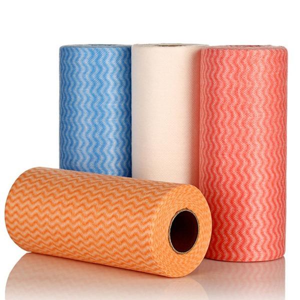 Non Wooven Fabric Disposable Handy Wipe Cleaning Cloth Roll, Tissue Roll (1Pc) Non Wooven Fabric Disposable Handy Wipe Cleaning Cloth Roll, Tissue Roll (1Pc)